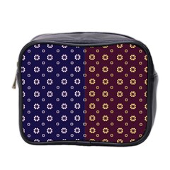 Baatik Print Mini Toiletries Bag (two Sides) by designsbymallika