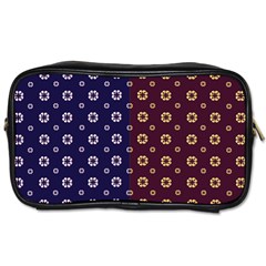 Baatik Print Toiletries Bag (two Sides) by designsbymallika