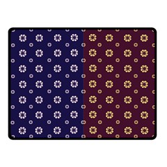 Baatik Print Fleece Blanket (small) by designsbymallika