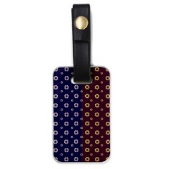 Baatik Print Luggage Tag (one Side) by designsbymallika