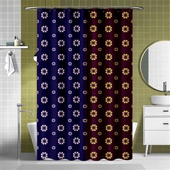 Baatik Print Shower Curtain 48  X 72  (small)  by designsbymallika