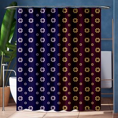 Baatik Print Shower Curtain 60  X 72  (medium)  by designsbymallika