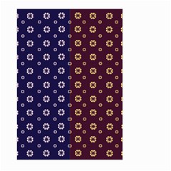 Baatik Print Large Garden Flag (two Sides) by designsbymallika