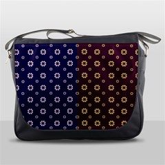 Baatik Print Messenger Bag by designsbymallika