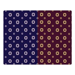 Baatik Print Double Sided Flano Blanket (large)  by designsbymallika