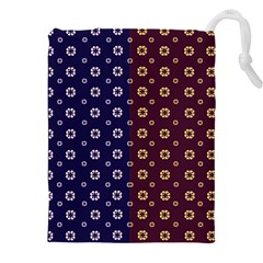 Baatik Print Drawstring Pouch (4xl) by designsbymallika