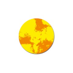 Textureorangejaune Golf Ball Marker by kcreatif