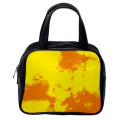 Textureorangejaune Classic Handbag (one Side) by kcreatif