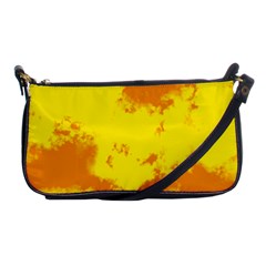 Textureorangejaune Shoulder Clutch Bag by kcreatif