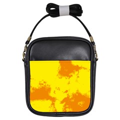 Textureorangejaune Girls Sling Bag by kcreatif