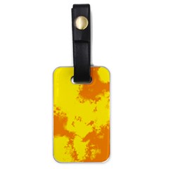 Textureorangejaune Luggage Tag (one Side) by kcreatif