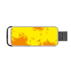 Textureorangejaune Portable Usb Flash (one Side) by kcreatif