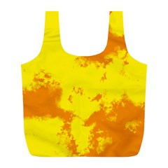 Textureorangejaune Full Print Recycle Bag (l) by kcreatif