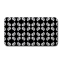 Abstrait Spirale Blanc/noir Medium Bar Mats by kcreatif