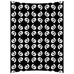 Abstrait Spirale Blanc/noir Back Support Cushion by kcreatif