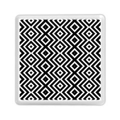 Patternformesgeometriquesnoir5 Memory Card Reader (square) by kcreatif