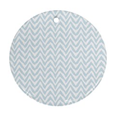 Formestrianglesblancbleuclair99 Ornament (round)