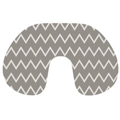 Chevroncolorstaupebeige76 Travel Neck Pillow