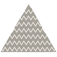 Chevroncolorstaupebeige76 Wooden Puzzle Triangle by kcreatif