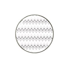 Chevrons Gris/blanc Hat Clip Ball Marker by kcreatif