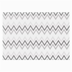 Chevrons Gris/blanc Large Glasses Cloth by kcreatif