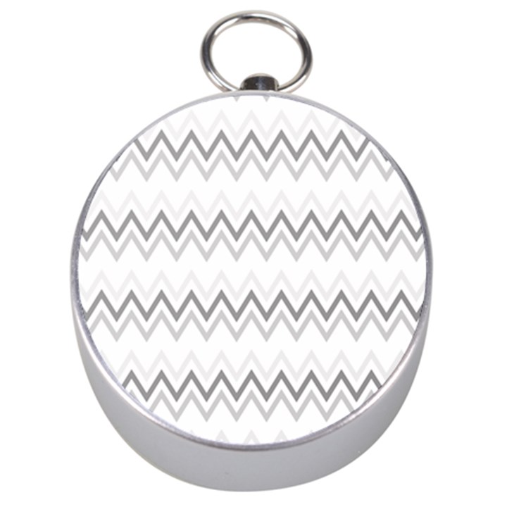 Chevrons Gris/Blanc Silver Compasses