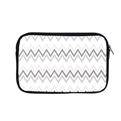 Chevrons Gris/blanc Apple Macbook Pro 13  Zipper Case by kcreatif