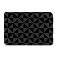 Abstraittrianglesnoir Plate Mats by kcreatif