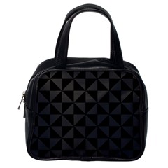 Abstraittrianglesnoir Classic Handbag (one Side) by kcreatif