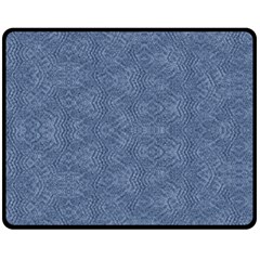 Denimeffetcolorbleu65 Fleece Blanket (medium)  by kcreatif