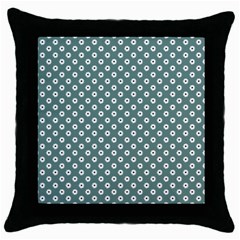 Fleurmarguerite Throw Pillow Case (black)