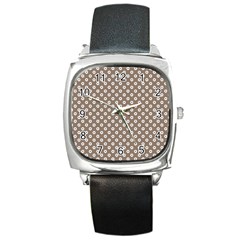 Fleurmargueritet Square Metal Watch by kcreatif