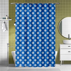 Fleurmargueritebl Shower Curtain 48  X 72  (small)  by kcreatif