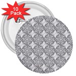 Patternformes1grise 3  Buttons (10 pack)  Front