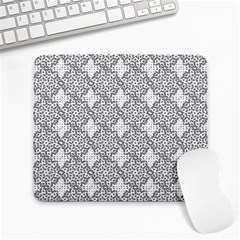 Patternformes1grise Large Mousepads by kcreatif