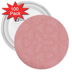 Denimeffetcolorroseclair165 3  Buttons (100 Pack)  by kcreatif