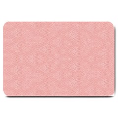 Denimeffetcolorroseclair165 Large Doormat  by kcreatif