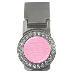 Pink Knitted Pattern Money Clips (cz)  by goljakoff