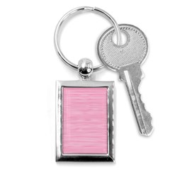 Pink Knitted Pattern Key Chain (rectangle) by goljakoff