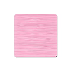 Pink Knitted Pattern Square Magnet by goljakoff