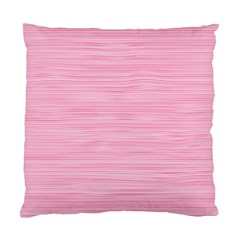 Pink Knitted Pattern Standard Cushion Case (two Sides) by goljakoff