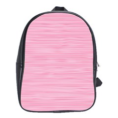 Pink Knitted Pattern School Bag (large) by goljakoff