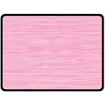 Pink knitted pattern Fleece Blanket (Large)  80 x60  Blanket Front