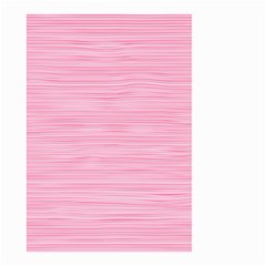 Pink Knitted Pattern Small Garden Flag (two Sides) by goljakoff