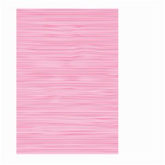 Pink Knitted Pattern Large Garden Flag (two Sides) by goljakoff