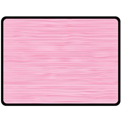 Pink Knitted Pattern Double Sided Fleece Blanket (large)  by goljakoff