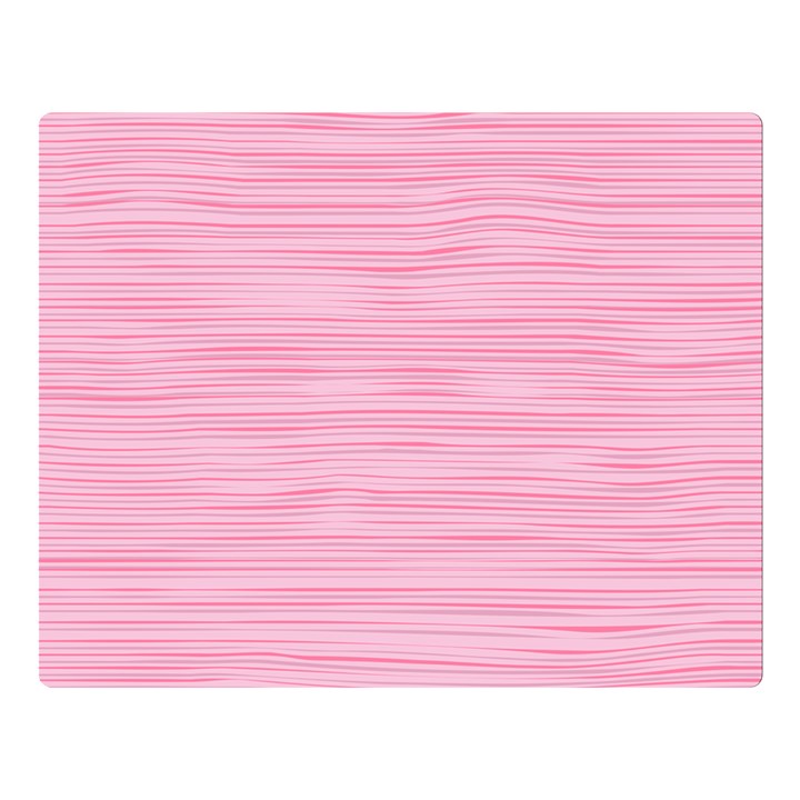 Pink knitted pattern Double Sided Flano Blanket (Large) 