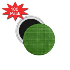 Green Knitted Pattern 1 75  Magnets (100 Pack)  by goljakoff