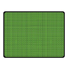 Green Knitted Pattern Fleece Blanket (small) by goljakoff