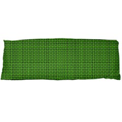 Green Knitted Pattern Body Pillow Case Dakimakura (two Sides) by goljakoff